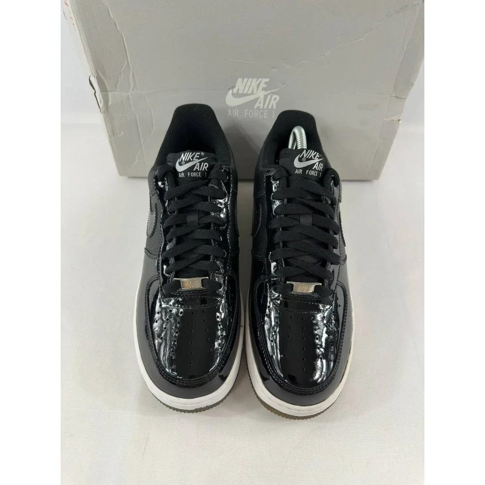 Nike Air Force 1 '07 'Black Silver' 2010 Men's 315122-010 Size 7.5